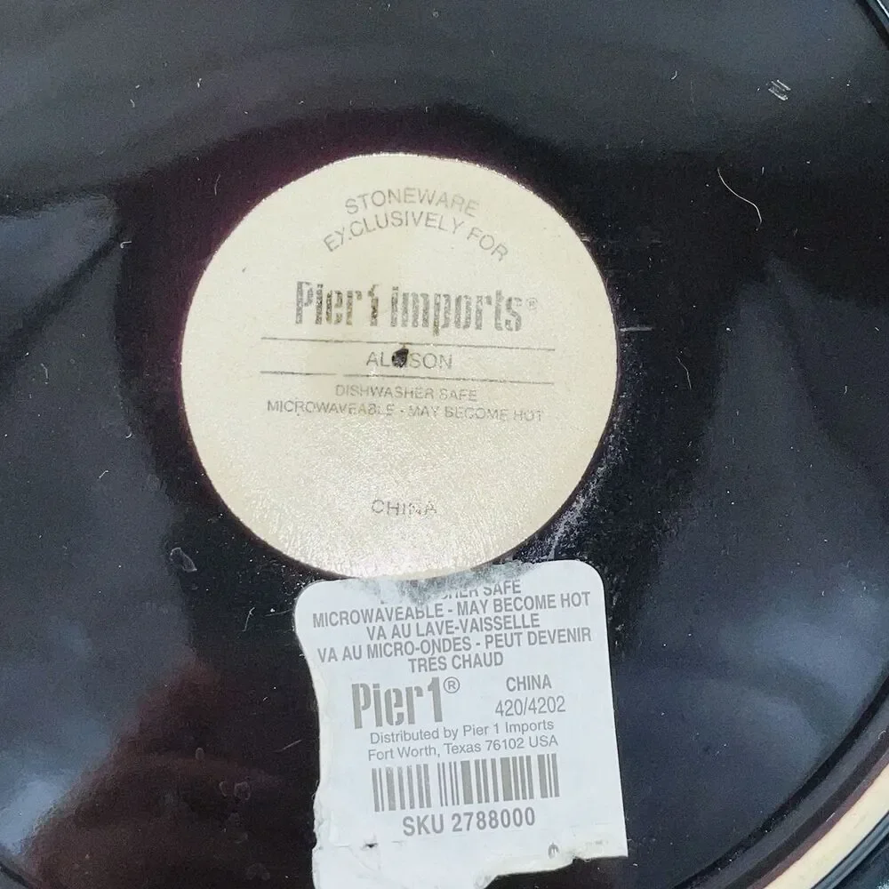 Pier 1 Allison Dinner Plate 11.5